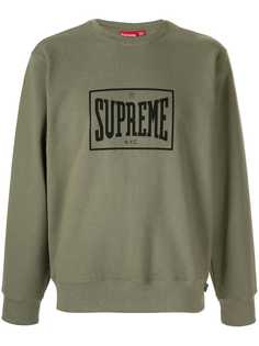 Supreme толстовка с круглым вырезом