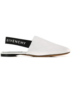 Givenchy мюли с ремешком на пятке и логотипом