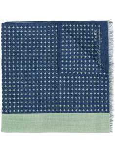 Fefè patterned knitted scarf
