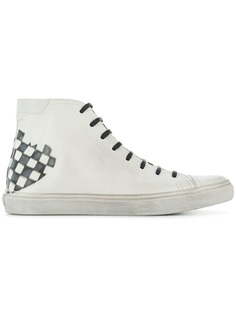 Saint Laurent кроссовки Bedford SL в клетку