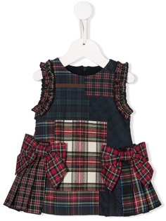 Lapin House платье с клетчатыми вставками