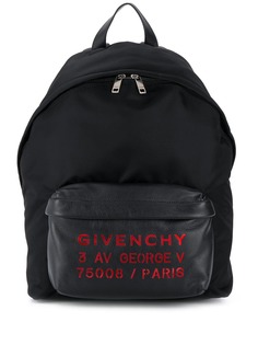 Givenchy рюкзак со вставками