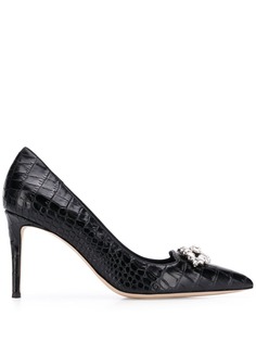 Giuseppe Zanotti туфли-лодочки с тиснением под крокодила