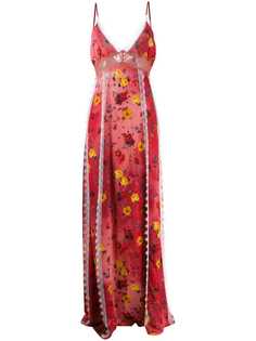 Blumarine платье макси с цветочным принтом