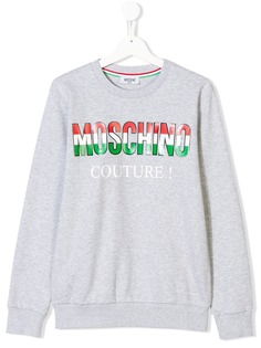 Moschino Kids толстовка с логотипом