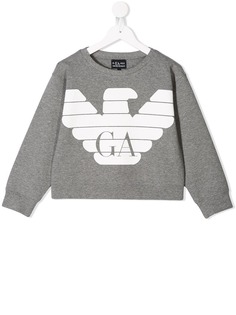 Emporio Armani Kids толстовка с логотипом