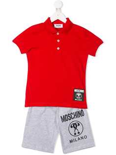Moschino Kids шорты и футболка-поло