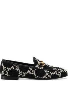 Gucci твидовые лоферы Gucci Jordaan