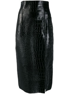 16Arlington юбка Lipton с тиснением под кожу крокодила