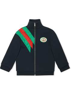 Gucci Kids толстовка на молнии