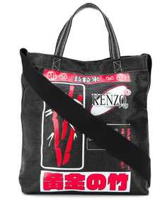 Kenzo сумка-тоут с принтом