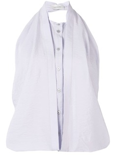 Lemaire блузка с вырезом халтер