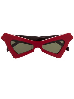 Marni Eyewear солнцезащитные очки в треугольной оправе