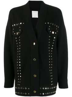 Sandro Paris кардиган оверсайз с люверсами