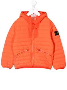 Stone Island Junior пуховик с капюшоном