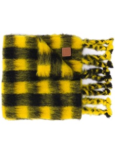 Loewe шарф в клетку