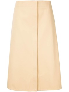Jil Sander юбка миди А-силуэта
