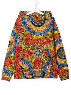 Moschino Kids худи с принтом