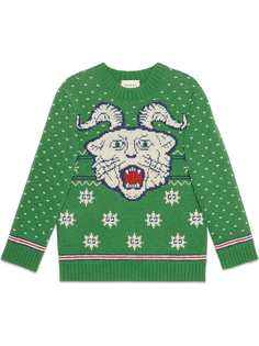 Gucci Kids толстовка с принтом