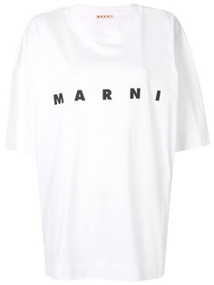 Marni футболка с логотипом