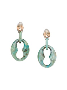 Prada серьги с круглыми подвесками