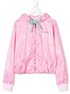 Natasha Zinko Kids drawstring hooded jogging jacket