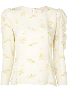 Brock Collection рубашка с цветочным принтом