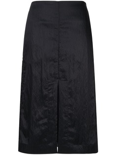 Jil Sander юбка миди с разрезом спереди