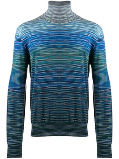 Missoni свитер в полоску с высоким воротником