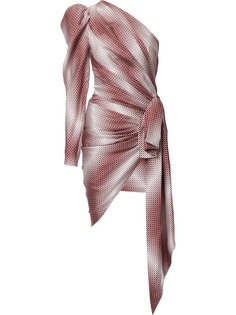 Alexandre Vauthier платье на одно плечо с запахом