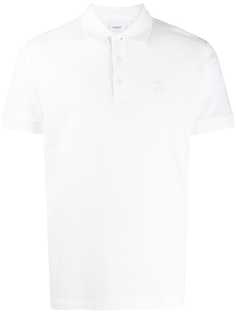 Burberry рубашка-поло с вышитой монограммой