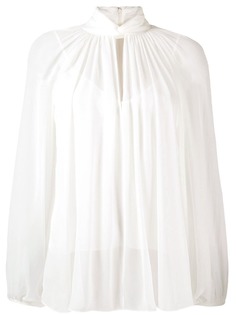 Givenchy блузка с узлом на воротнике