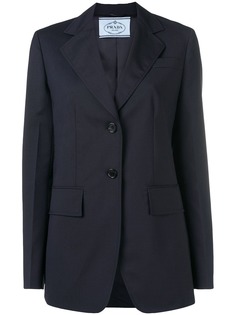 Prada блейзер прямого кроя