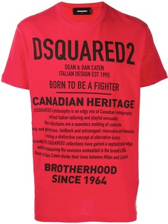 Dsquared2 футболка с надписью