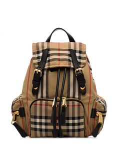 Burberry маленький рюкзак в клетку Vintage Check