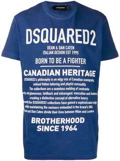 Dsquared2 футболка с надписью