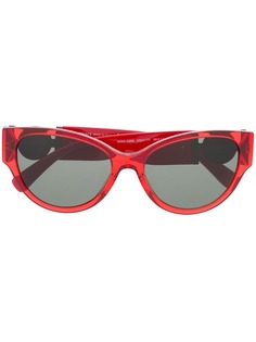 Versace Eyewear декорированные солнцезащитные очки с логотипом
