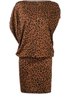 Diane von Furstenberg платье с леопардовым узором