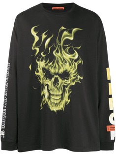 Heron Preston толстовка с принтом Skull