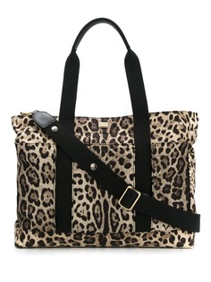 Dolce & Gabbana Kids сумка-тоут с леопардовым принтом