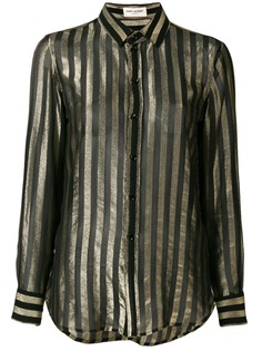 Saint Laurent рубашка в полоску