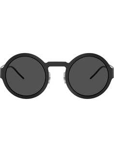 Dolce & Gabbana Eyewear солнцезащитные очки в круглой оправе