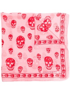 Alexander McQueen платок с принтом Skull