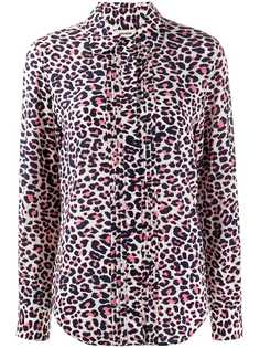 Zadig&Voltaire рубашка с леопардовым принтом