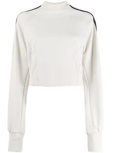 Y-3 укороченный джемпер с рукавами широкого кроя