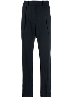 A.P.C. брюки в полоску с завышенной талией