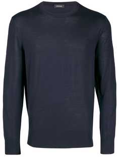 Z Zegna классический джемпер с круглым вырезом