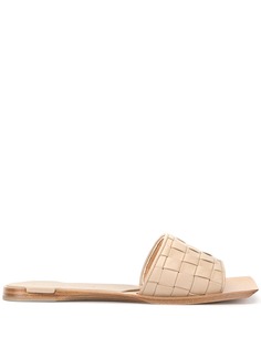 Bottega Veneta сандалии с плетением Intrecciato