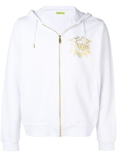 Versace Jeans куртка-бомбер с эффектом металлик