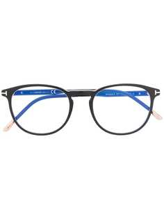 TOM FORD Eyewear классические очки в круглой оправе